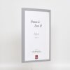 Efektní dřevěný rám profil 35 světle šedý 7x10 cm normální sklo + distanční rámeček