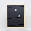 Efektní dřevěný rám profil 89 tmavě hnědý 7x10 cm muzejní sklo