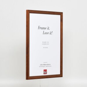 Efektní dřevěný rám profil 89 tmavě hnědý 7x10 cm akrylové sklo