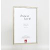 Efektní rám z masivního dřeva profil 29 stříbrný 7x10 cm akrylové sklo