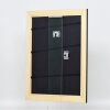 Efektní rám z masivního dřeva profil 30 černý 7x10 cm muzejní sklo