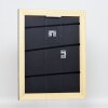 Efektní rám z masivního dřeva profil 30 černý 7x10 cm muzejní sklo