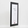 Efektní rám z masivního dřeva profil 30 černý 7x10 cm muzejní sklo