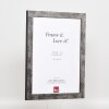 Efektní obrazový rám 2311 antracit 7x10 cm antireflexní sklo
