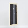 Efektní dřevěný barokní rám profil 37 bílý 7x10 cm muzejní sklo