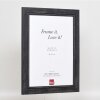 Efektní rám na obrazy z masivního dřeva 2240 černý 7x10 cm normální sklo