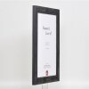 Efektní obrazový rám z masivního dřeva 2240 černý 7x10 cm antireflexní sklo