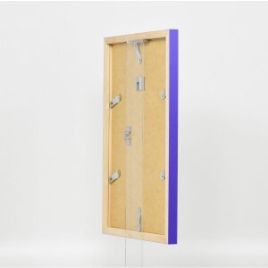 Dřevěný rám Top Cube 70x100 cm fialové muzejní sklo