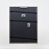 Efektní dřevěný rám profil 23 modrý 9x13 cm antireflexní sklo