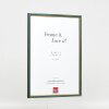 Efektní dřevěný rám profil 23 modrý 9x13 cm antireflexní sklo