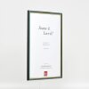 Efektní dřevěný rám profil 23 modrý 9x13 cm antireflexní sklo