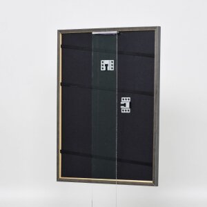 Efektní rám z masivního dřeva profil 25 modrý 9x13 cm čiré sklo