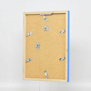 Dřevěný rám Top Cube 9x13 cm modré antireflexní sklo