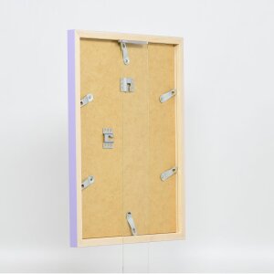 Dřevěný rám Top Cube 9x13 cm lila antireflexní sklo