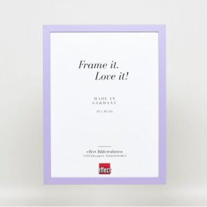 Dřevěný rám Top Cube 9x13 cm lila antireflexní sklo