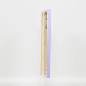 Dřevěný rám Top Cube 9x13 cm lila antireflexní sklo