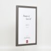 Dřevěný rám Top Cube 9x13 cm platina normální sklo