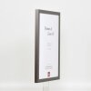 Dřevěný rám Top Cube 9x13 cm platina normální sklo