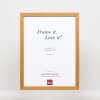 Efektní dřevěný rám profil 33 dub 9x13 cm antireflexní sklo