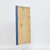 Efektní dřevěný rám profil 35 modrý 9x13 cm normální sklo + distanční rámeček