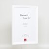 Efektní dřevěný rám Top N bílé antireflexní sklo 9x13 cm