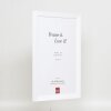 Efektní dřevěný rám Top N bílé antireflexní sklo 9x13 cm