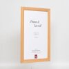 Efektní dřevěný rám Top N bříza 9x13 cm antireflexní sklo