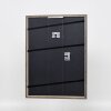 Efektní rám z masivního dřeva profil 25 šedý 9x13 cm muzejní sklo