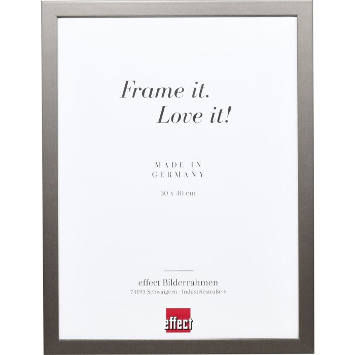 Dřevěný rám Top Cube 9x13 cm platinové muzejní sklo