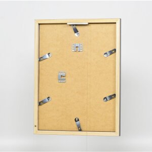 Dřevěný rám Top Cube 9x13 cm platinové muzejní sklo