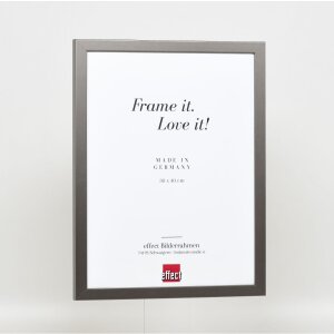 Dřevěný rám Top Cube 9x13 cm platinové muzejní sklo