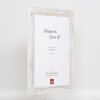 Efektní rám na obrazy z masivního dřeva 2240 bílý 9x13 cm antireflexní sklo