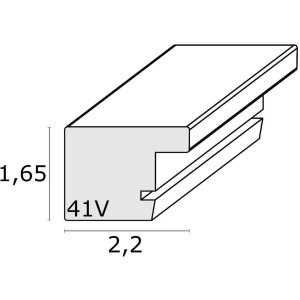 Plastový rám Deknudt S41VD1 stříbrné antireflexní sklo 10x15 cm až 40x50 cm