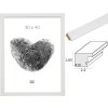 Plastový rám Deknudt S41VF1 bílé antireflexní sklo 10x15 cm až 40x50 cm