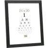 Plastový rám Deknudt S41VH2 černé antireflexní sklo 10x15 cm až 40x50 cm