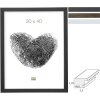 Plastový rám Deknudt S41VK se stříbrným okrajem a prémiovým sklem 10x15 cm až 40x50 cm