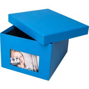 HNFD XL fotobox Kandra 700 fotografií 13x18 cm ocelově modrý