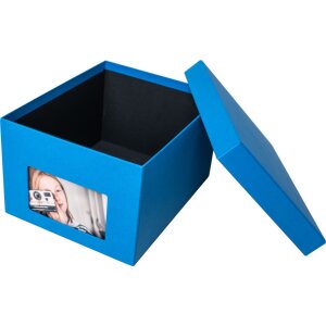 HNFD XL fotobox Kandra 700 fotografií 13x18 cm ocelově modrý