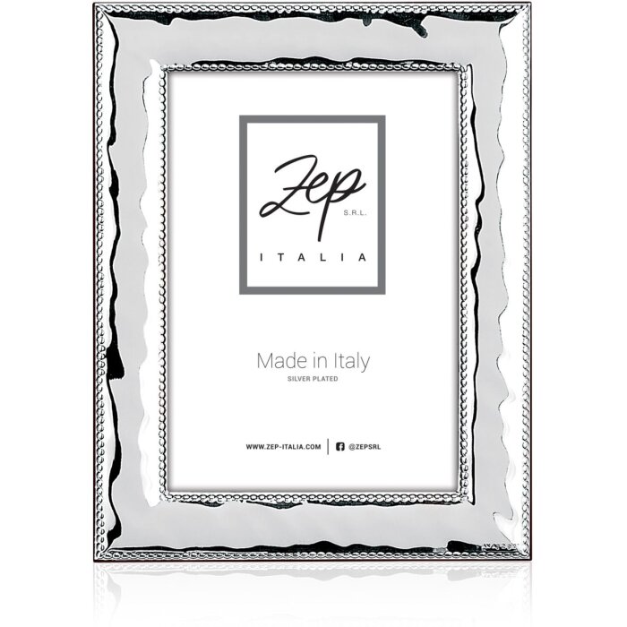 Vysoce lesklý rám Larino 10x15 cm stříbrný