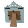 Clayre & Eef 2F0818 Rámeček na fotografie 10x10 cm Zelený obdélníkový fotorámeček z MDF desek