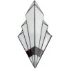 Nástěnná lampa Tiffany bílá 23x13x43 cm E27-max 1x40W 5LL-6083