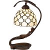 Stolní lampa Tiffany krémová 28x20x41 cm E14-max 1x25W 5LL-6097