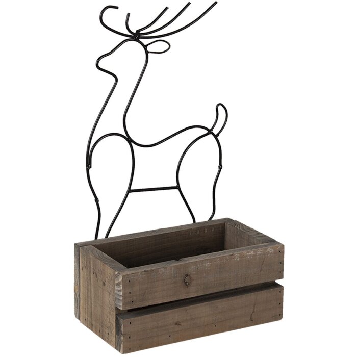 Držák na rostliny hnědý 23x13x10-40 cm 64819