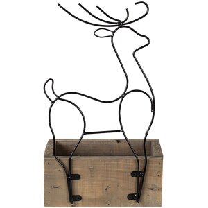 Držák na rostliny hnědý 23x13x10-40 cm 64819