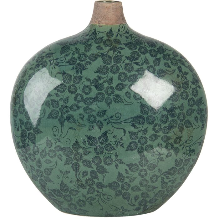 Váza zelená 29x13x31 cm 6CE1251L