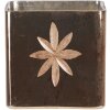 Svícen - Svícen zlatý 10x10x10 cm 6GL3212