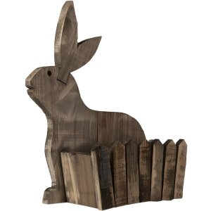 Držák na rostliny hnědý 31x12x36 cm 6H2020
