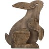 Dekorace králík hnědý 20x12x26 cm 6H2022