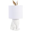 Clayre & Eef 6LMC0013W Stolní lampa Rabbit Ø 20x45 cm Bílý plast