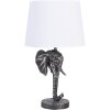 Stolní lampa slon černá 25x25x41 cm E27-max 1x60W 6LMC0052